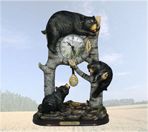 BD26673 Beary Playful Time Bear Clock